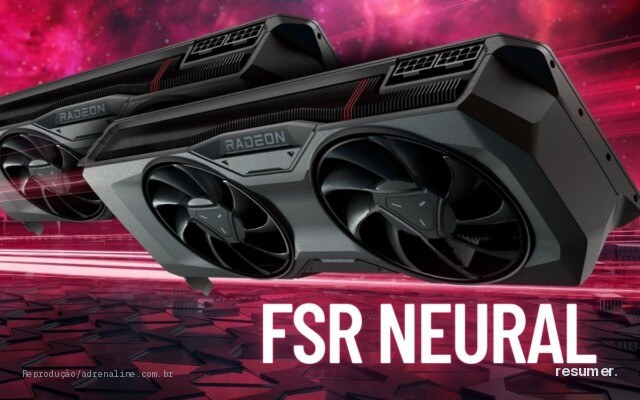 Imagem ilustrativa sobre vazamento da AMD RDNA 5 com renderização neural, tema associado ao FSR Diamond