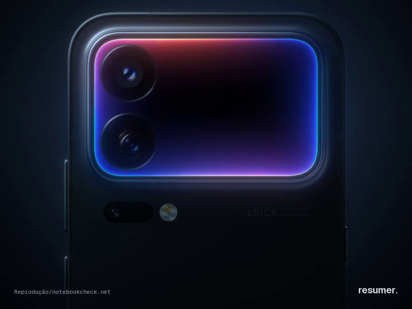 Teaser oficial da série Xiaomi 18 Pro destacando a nova tela traseira e o botão físico lateral inédito