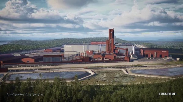 Fábrica de aço a zero emissões da Google e Stegra