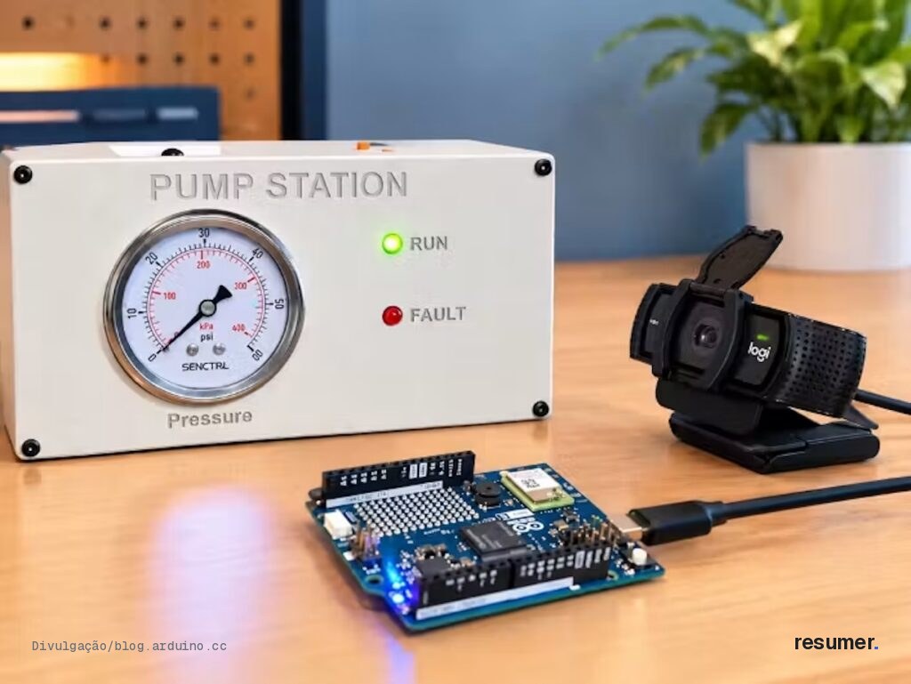 IA de borda digitaliza leituras de gauge analógico