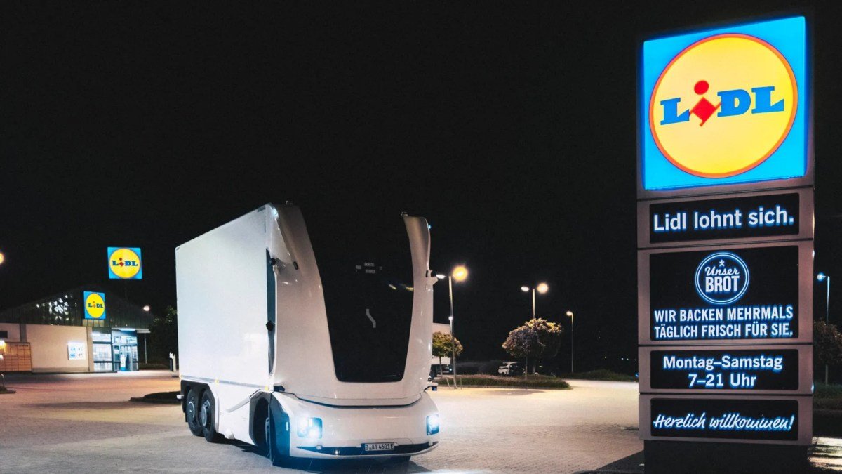 Lidl lança caminhão autônomo sem motorista ou cabine