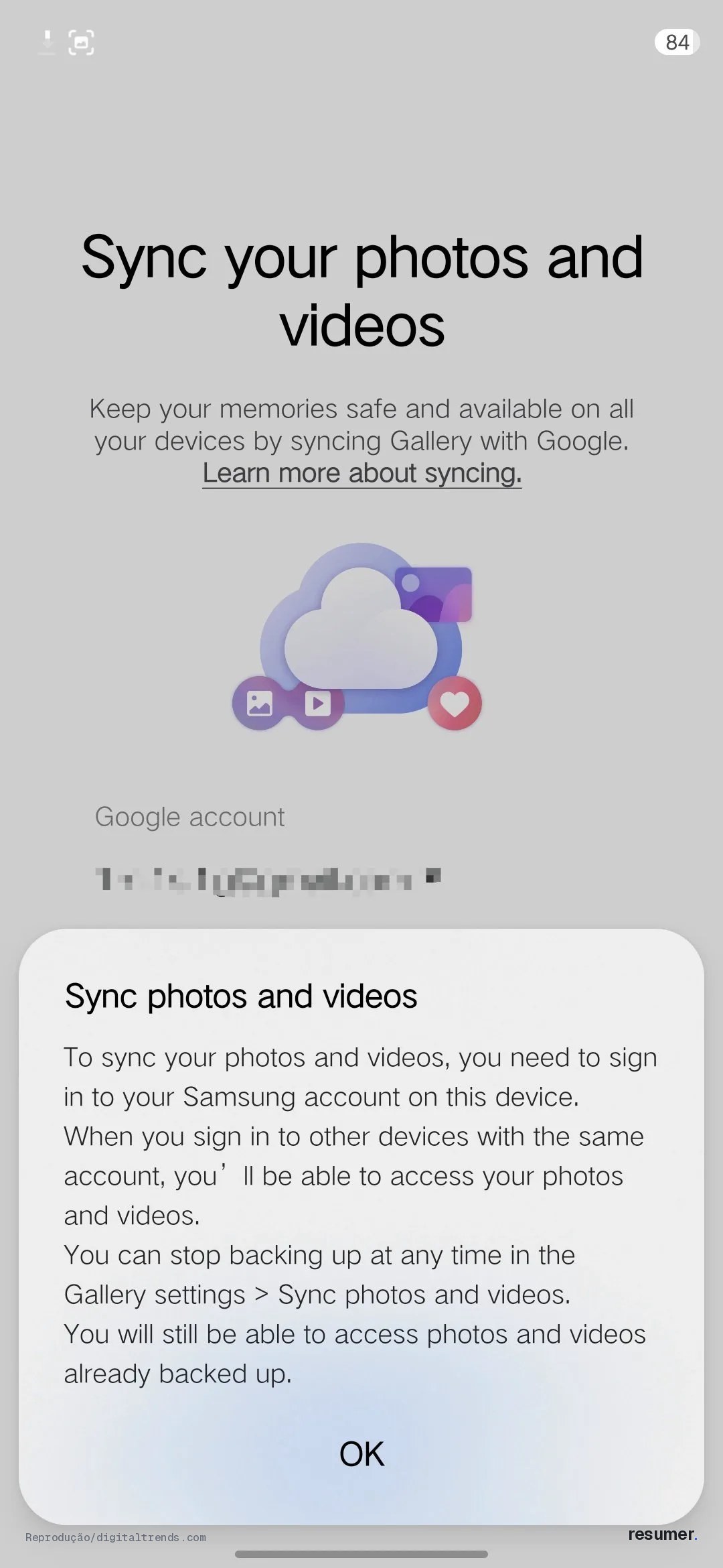 Samsung integra Google Fotos à galeria para backup de fotos e vídeos