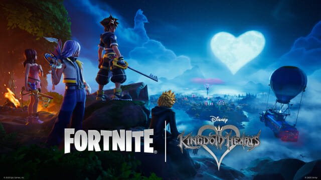 Fortnite e Kingdom Hearts trocam de plataforma para integrar novos itens