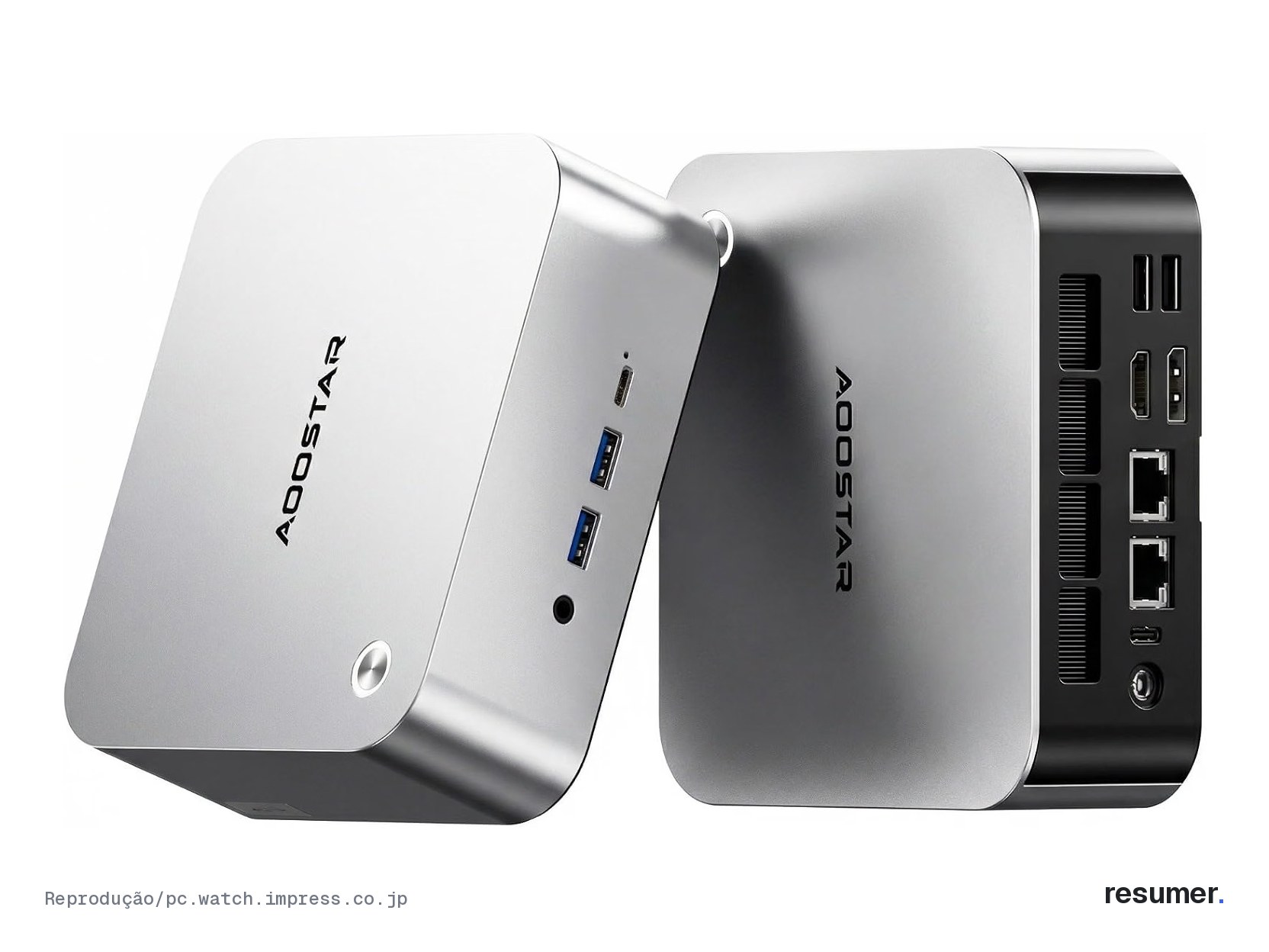 MiniPC MACO 470 com slots M.2 e suporte PCI Express 4.0