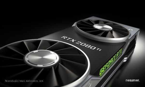 Placa de vídeo RTX 20 Series da NVIDIA com rastreamento de raios em tempo real