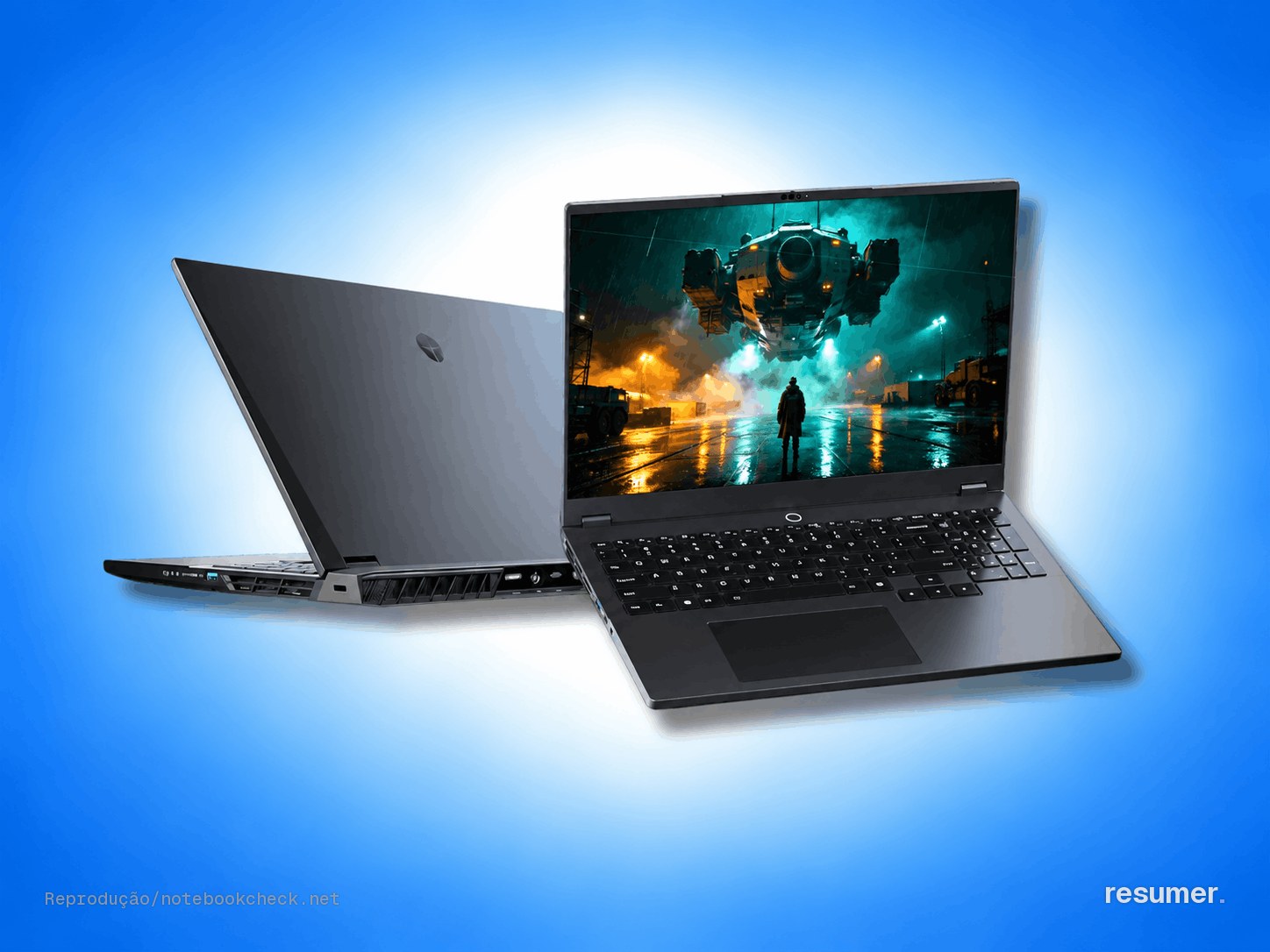 Notebook Thunderobot AI Master M7000 com 64 GB RAM e 8 TB de armazenamento
