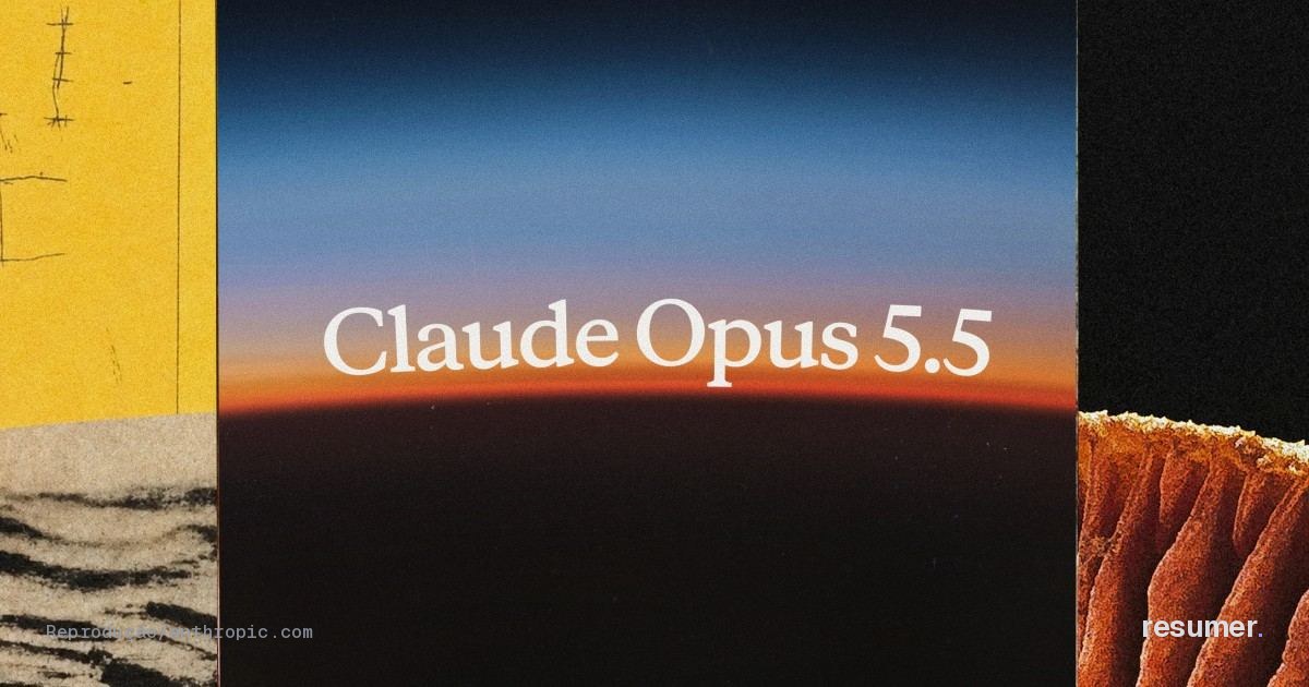 Logo da Anthropic com destaque para o Claude Opus 5.5