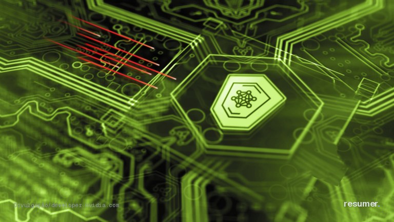 Ilustração mostrando segurança de IA com CVMs e GPUs confidenciais da NVIDIA