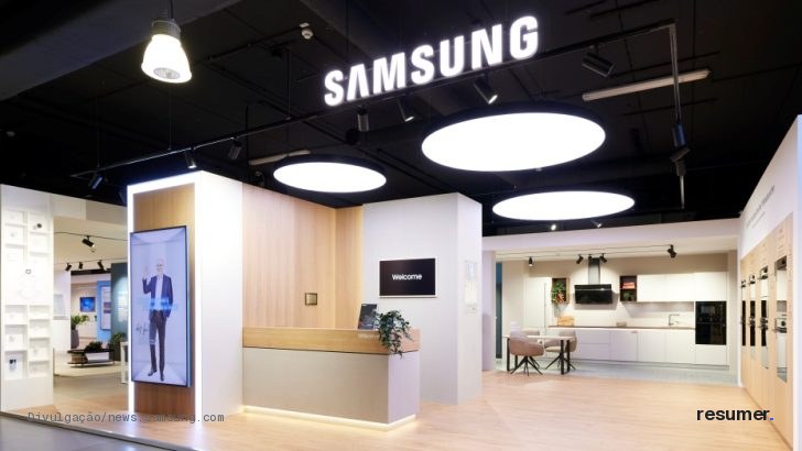 Samsung apresenta showroom de eletrodomésticos em Löhne, Alemanha