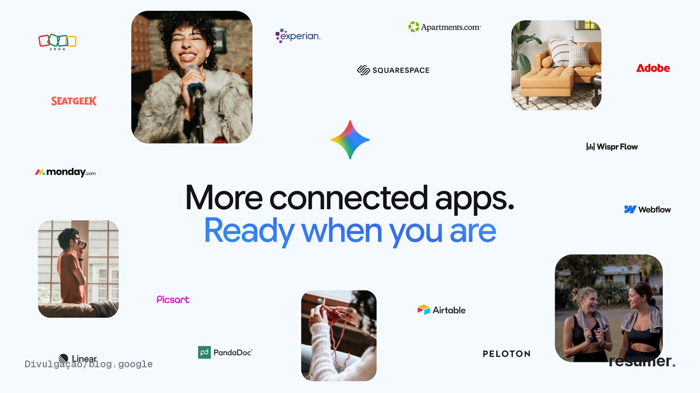 Google apresenta integrações do Gemini com diversos apps, incluindo iMessage.