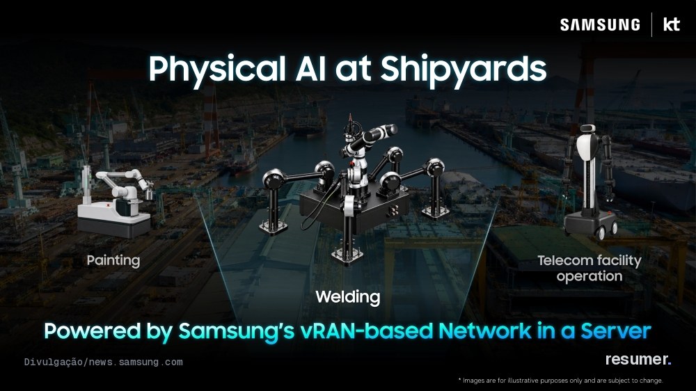 Samsung apresenta soluções de rede inteligente em parceria com operadoras coreanas