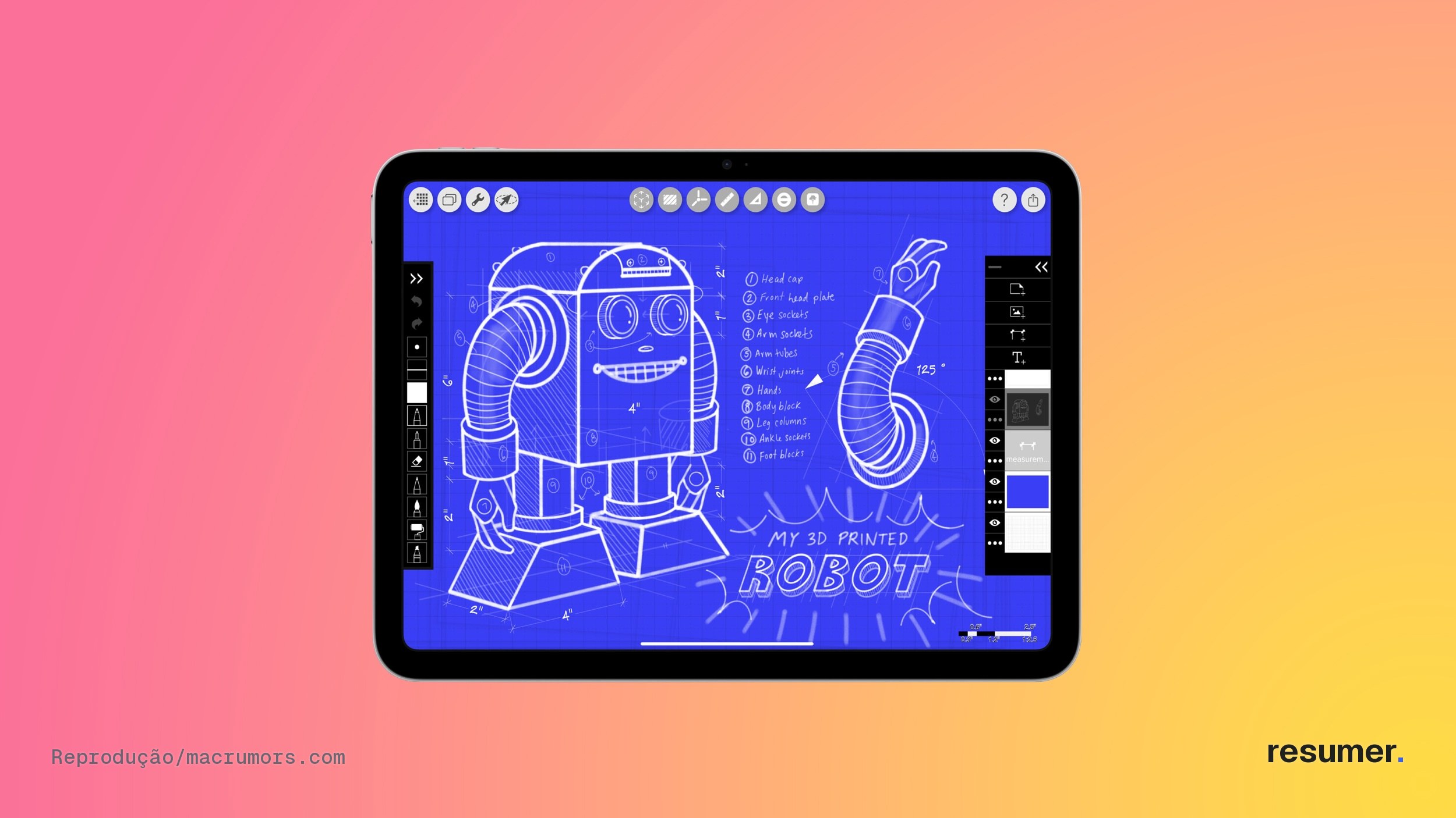 iPad 12 em destaque com suporte a Apple Intelligence e redes 5G sub-6GHz