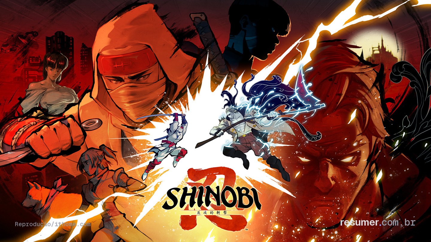 Jogador controla personagem em combate contra boss estilo hand-drawn no Nintendo Switch