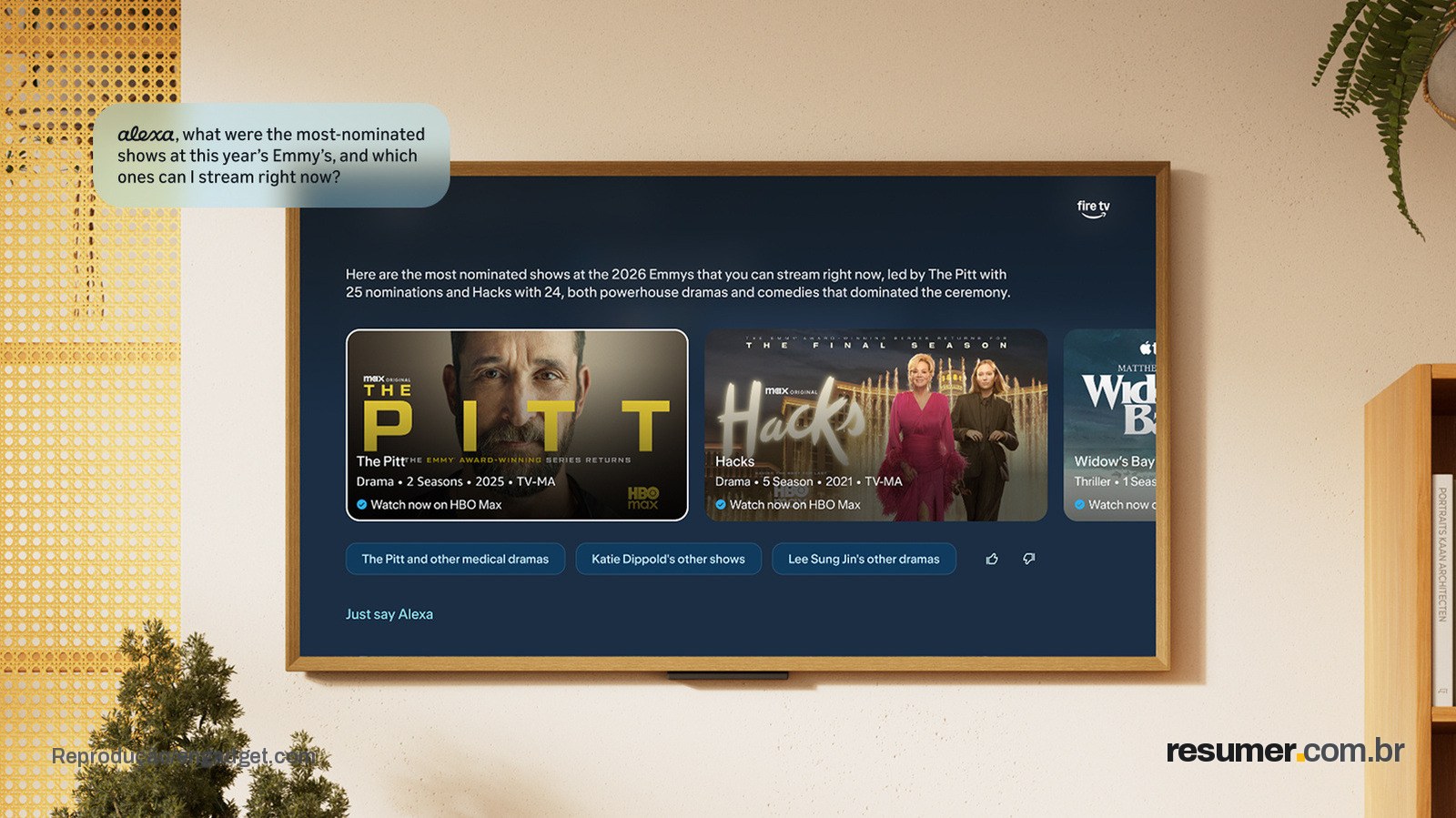 Nova interface do Fire TV e app móvel da Amazon com Alexa+