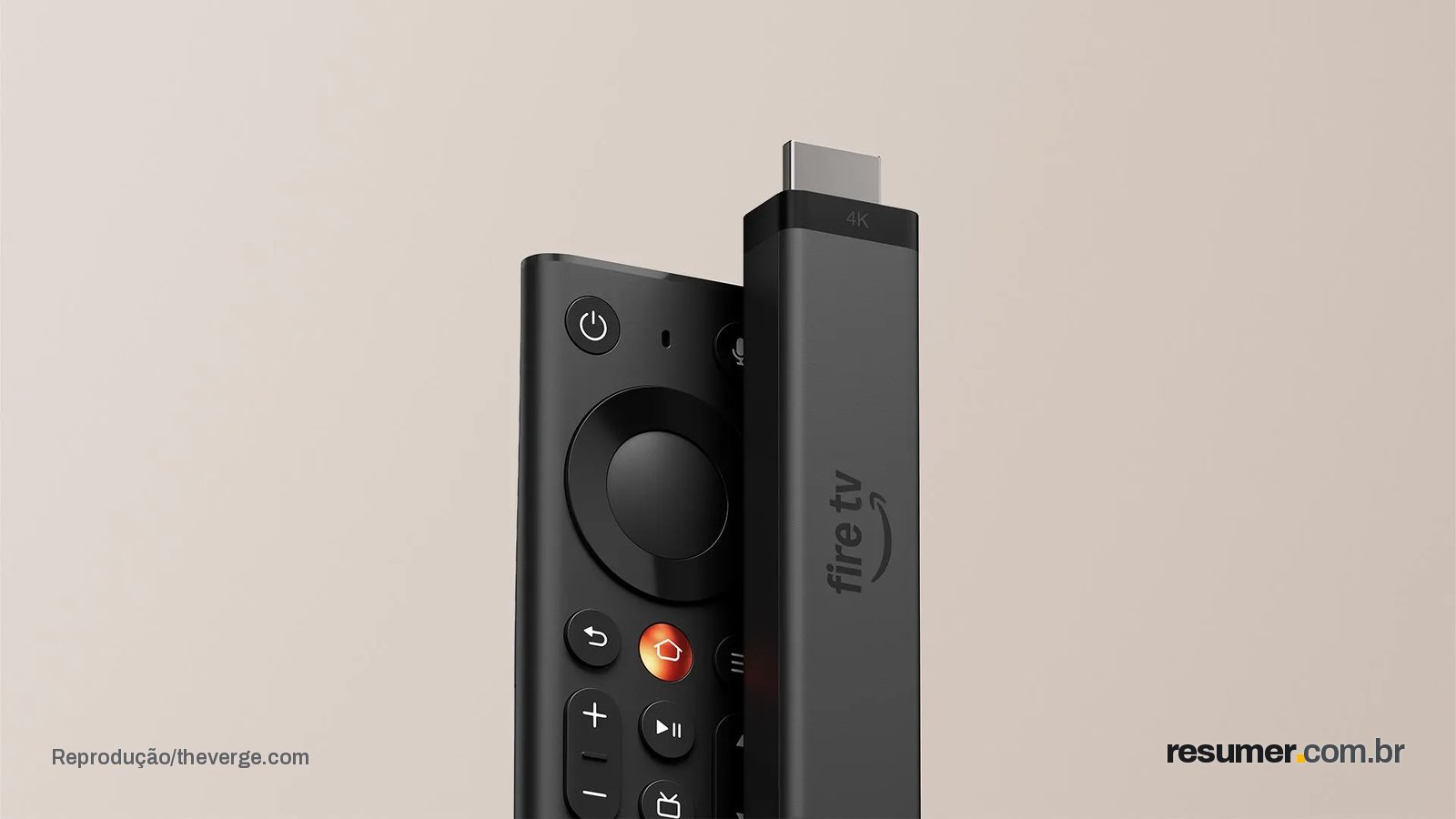 Amazon lança Fire TV Stick 4K com novo design e controle remoto