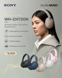 Sony lança fones de ouvido WH-CH730N na Filipinas