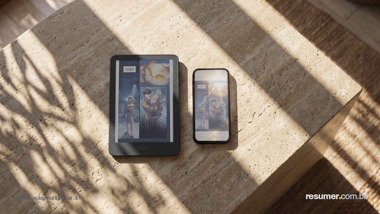 Novo Kindle com design renovado e materiais reciclados