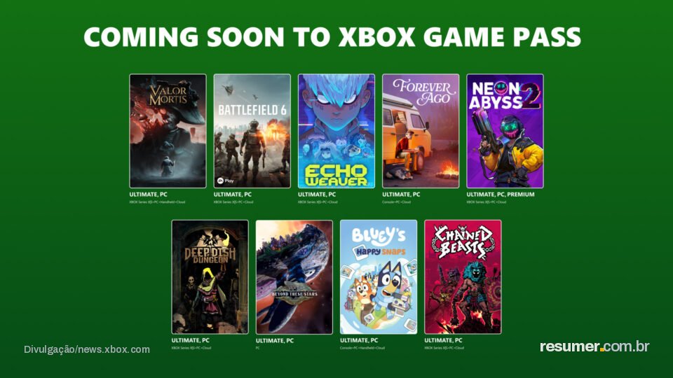 XBOX Game Pass Update - October 2026