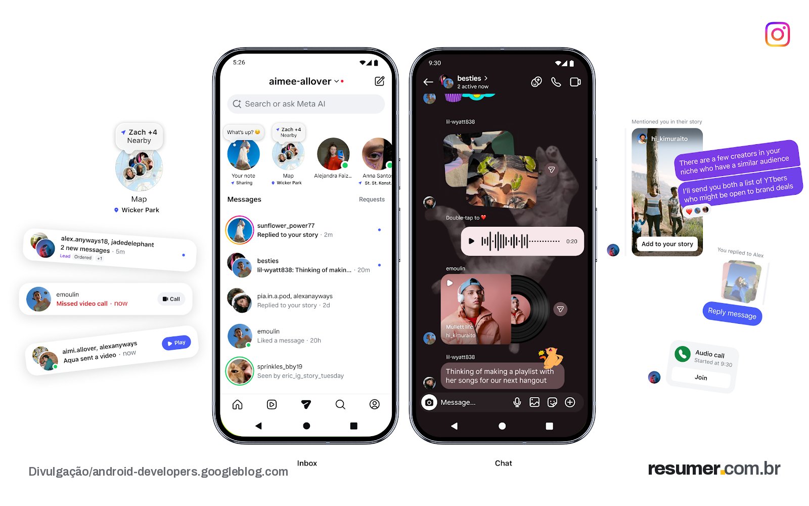 Instagram Direct troca interface por Jetpack Compose, reduzindo custos de tokens