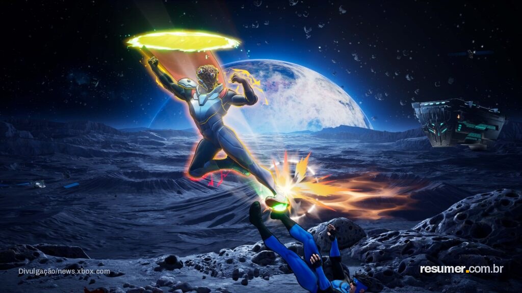 Personagem Angstrom Levy da versão beta de Invincible VS