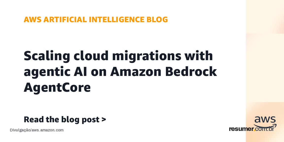AWS troca modelo de migração de nuvem por IA automatizada