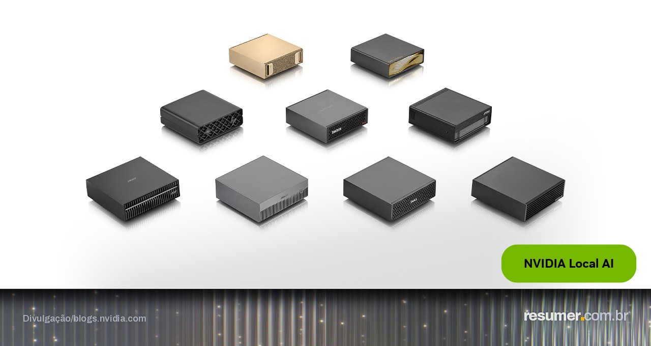 NVIDIA DGX Spark 64GB com memória unificada para IA local