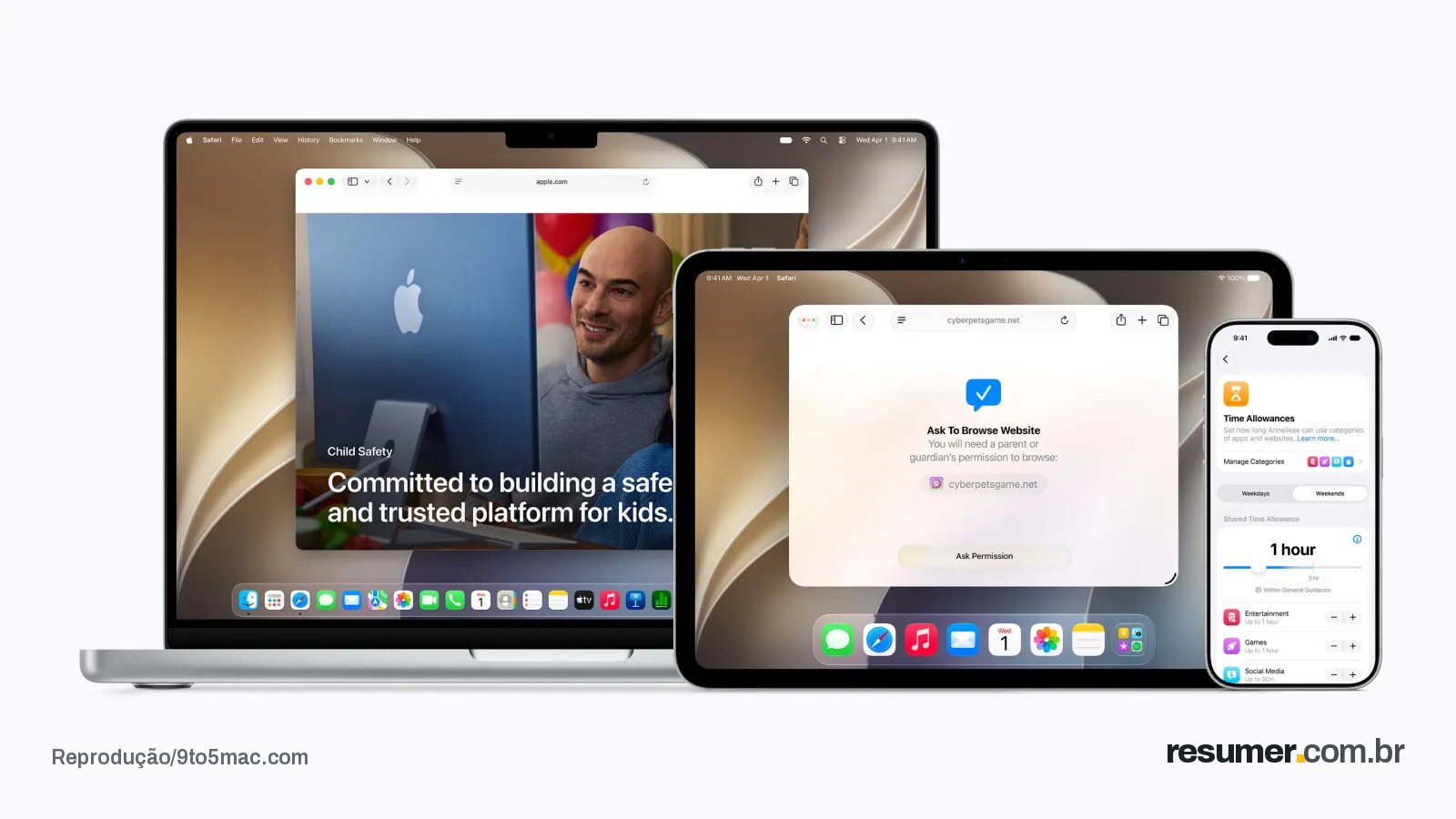 Apple lança guia para ajudar famílias a equilibrar uso de dispositivos com atividades saudáveis.