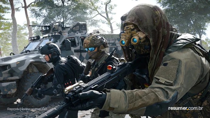 Jogadores de Call of Duty: Modern Warfare 4 em ação no modo DMZ com drones e helicópteros