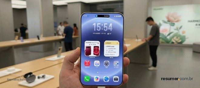 Huawei Pura X View com tela OLED e formato 16:9,5