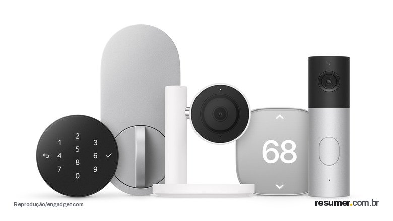 An array of smart home devices.