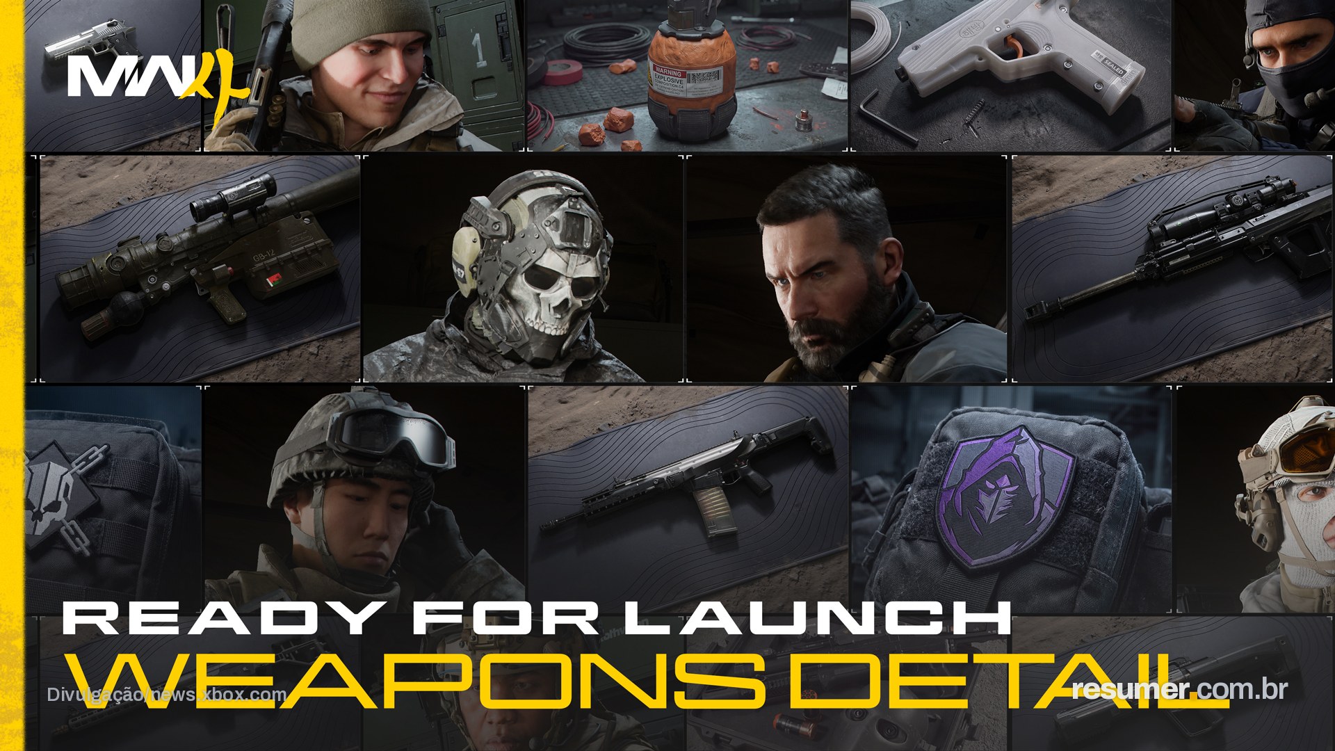 Modo DMZ de Modern Warfare 4 com personagens em ação em cenário militar