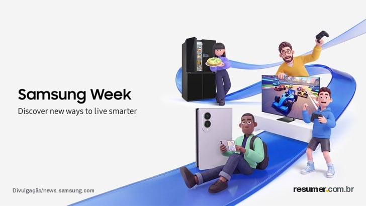 Samsung Week 2026 em 63 países com logotipo e eventos associados